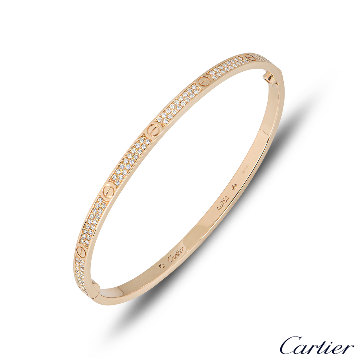 cartier love bracelet diamond size